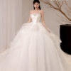 Misty - sleeveless ball gown wedding dress - 4
