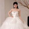 Misty - sleeveless ball gown wedding dress - 5