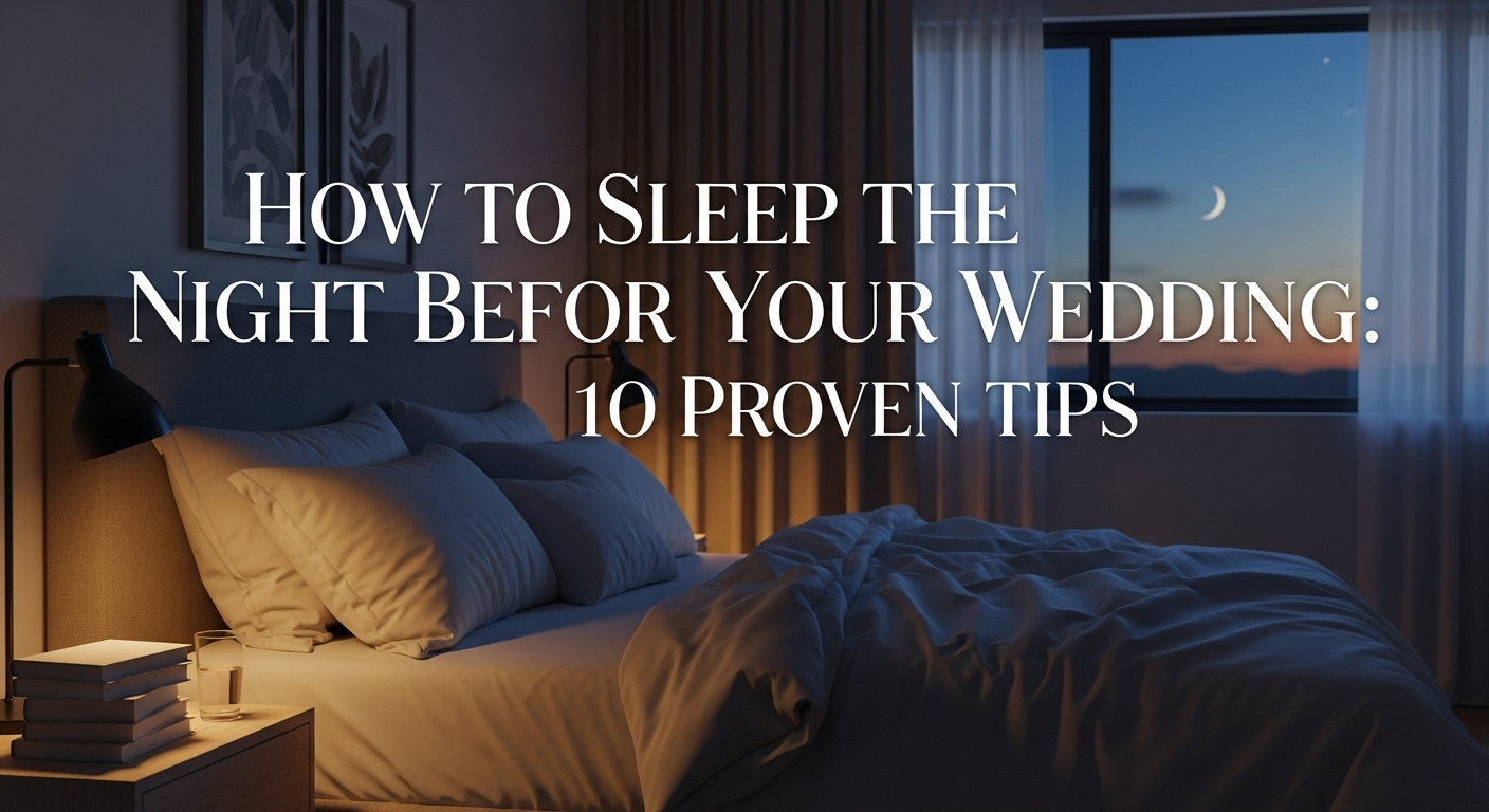 How to Sleep the Night Before Your Wedding