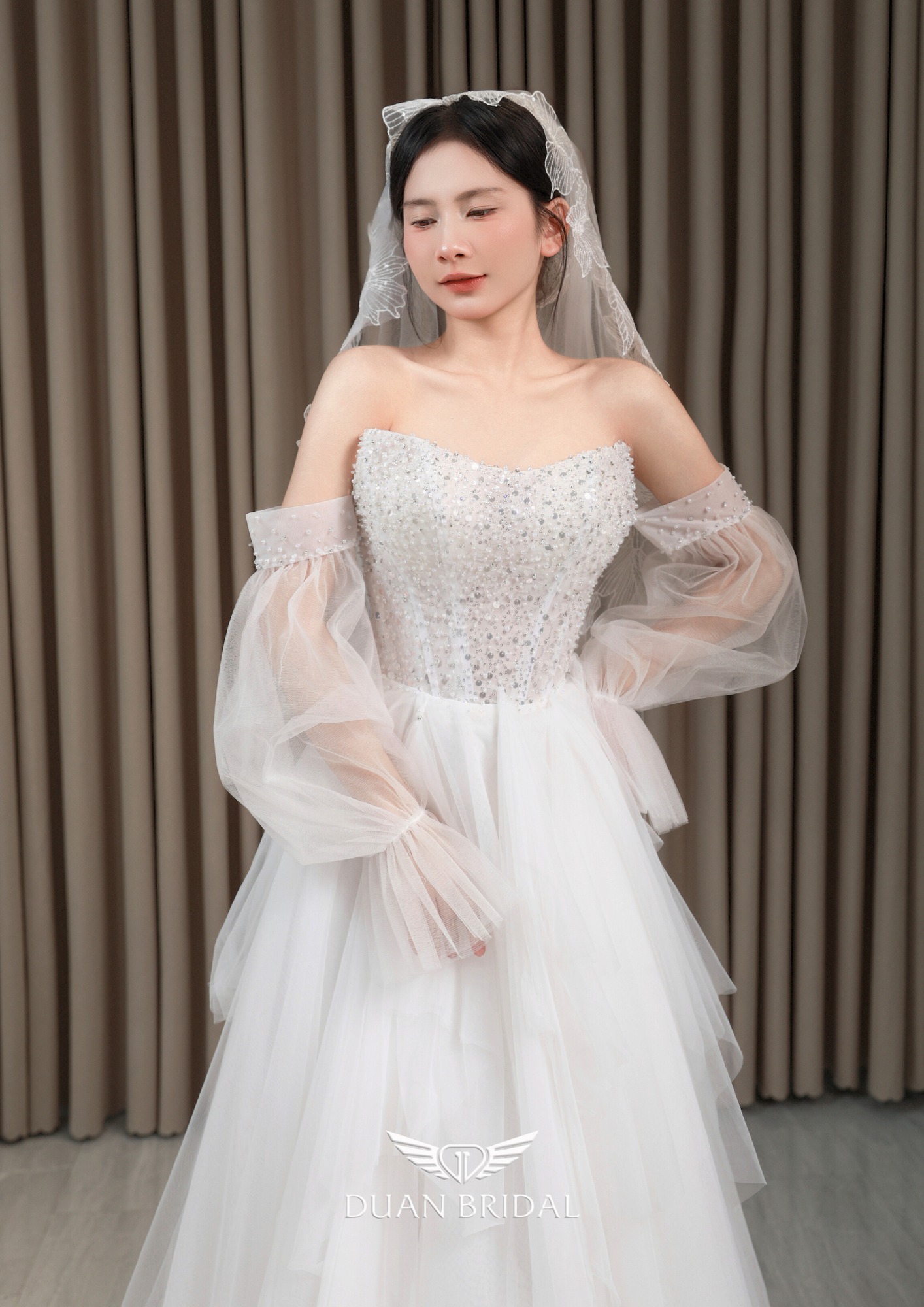 Sheer Butterfly Sleeves